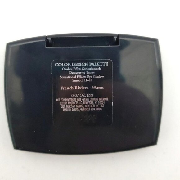 New Lancôme Color Design Eye Brightening Eyeshadow Palette French Riviera Warm - Picture 5 of 5